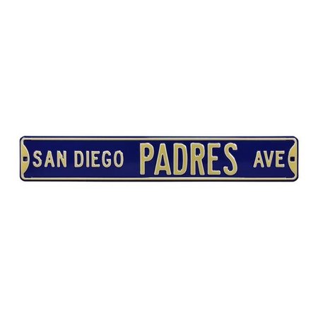 AUTHENTIC STREET SIGNS Authentic Street Signs 30124 San Diego Padres Avenue Street Sign 30124